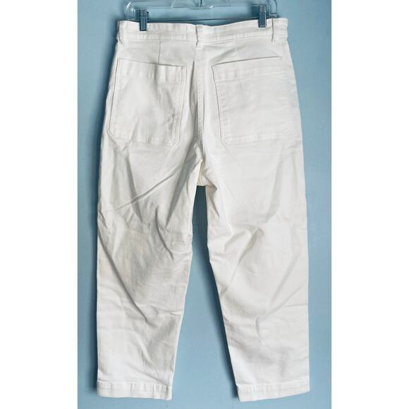 Everlane Straight Leg Crop 14 White - Picture 3 of 8